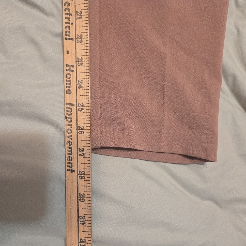 Womens Dynamite Kendall Slim Carob Brown Pants - Picture 7 of 9